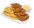 CHICKEN FINGERS W/ FRENCH FRIES image