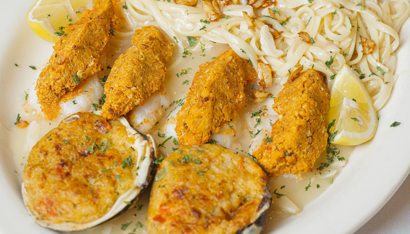 BAKED CLAMS & SHRIMP image
